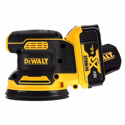 DeWALT DCW210P2-QW ponceuse portative Ponceuse à feuille abrasive 12000 OPM Noir, Orange - Vue supplémentaire 4