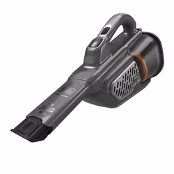 Black & Decker BHHV520JF-QW, Sec, Cyclonique, Tapis, Sol dur, Tapisserie, Sans sac, Noir, Argent, Titane, 0,7 L