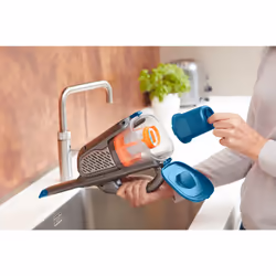 Black & Decker BHHV520BF-QW aspirateur de table Bleu, Argent, Titane Sans sac - Vue supplémentaire 29