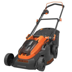 Black & Decker CLM3825L2-QW tondeuse à gazon Tondeuse à gazon poussée Batterie Noir, Orange