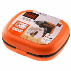 Black & Decker BCF611CK-QW visseuse électrique et visseuse à percussion 180 tr/min Noir, Orange