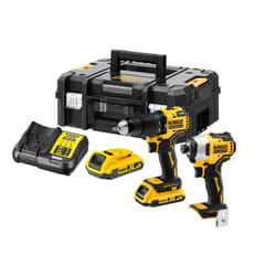 Ensemble d'outils DeWalt DCK2062D2T-QW(DCD709 + DCF809); 18 V; 2x2,0 Ah accu.