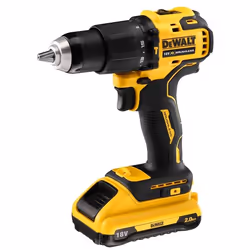 DeWALT DCD709D2T-QW, Perceuse à poignée pistolet, Sans brosse, 1,3 cm, 1650 tr/min, 3 cm, 1,3 cm