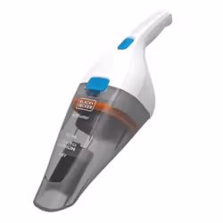 Black &amp; Decker NVC115JLEW, Sec, Filtrage, Sans sac, Gris, Blanc, 0,325 L, Batterie