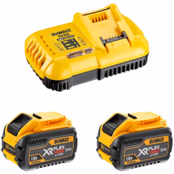 Ensemble d'accessoires DeWalt DCB118Y2-QW; 18/54 V; 2x12,0 Ah accu.
