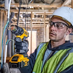 DeWALT DCE530N-XJ pistolet thermique Pistolet d’air chaud 190 l/min 530 °C Jaune