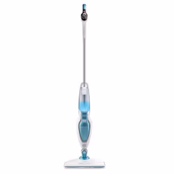 Black & Decker FSM16CD, Steam mop, Bleu, Blanc, 6 m, 1600 W, Tapis, Verre, Sol dur, Étape