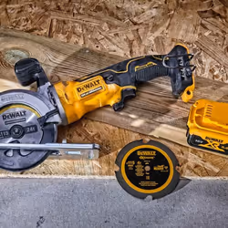 DeWALT DCS571P2 scie circulaire portative 11,5 cm Jaune 4500 tr/min - Vue supplémentaire 7