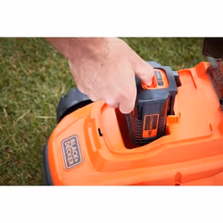 Black & Decker BCMW3336N tondeuse à gazon Tondeuse à gazon poussée Batterie Noir, Orange