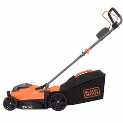 Black & Decker BCMW3336L1 tondeuse à gazon Tondeuse à gazon poussée Batterie Noir, Orange