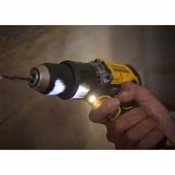Perceuse à percussion sans fil Stanley SFMCD715C2K-QW; 18 V; 2x1,5 Ah accu.