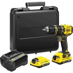 Perceuse à percussion sans fil Stanley SFMCD715M2K-QW; 18 V; 2x4,0 Ah accu.