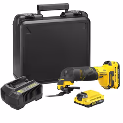 Outil Multi-fonction Stanley SFMCE500D2K-QW; 18 V; 2x2,0 Ah accu.