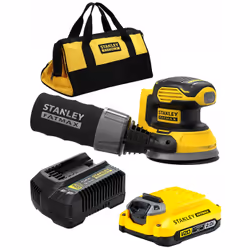 Ponceuse orbitale Stanley SFMCW220D1S-QW; 18 V; 1x2,0 Ah accu.