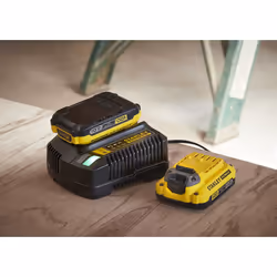 Ensemble d'accessoires Stanley Starter Set V20; 18 V; 2x2,0 Ah + Chargeur