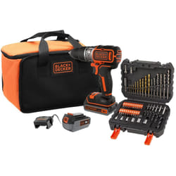 Perceuse à percussion sans fil black + decker 18V - 2 batteries 18V 1x2.5Ah 1x4Ah - chargeur - sac - BL188ME2SA-QW