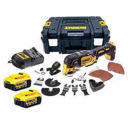 Outil Multi-fonction DeWalt DCS356P2-QW; 18 V; 2x5,0 Ah accu.
