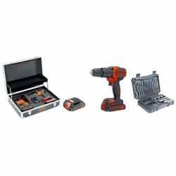 Info produit Perceuse visseuse à batterie avec percussion « BDCHD182FC-Q » Mandrin auto-serrant, 2 vitesses mécaniques, vites ...