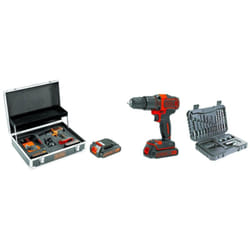 Black&decker - trapano percussione batteria BDCHD181B2FC black+decker BDCHD18B2FC-QW