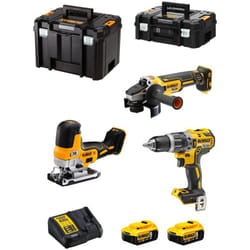 Dewalt - Kit DCK329P2T (DCD796 DCG405 DCS335 2 x 5,0 Ah DCB115 tstak ii tstak vi)