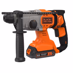 Marteau perforateur Black & Decker BCD900D1S-QW; 1,2 J; SDS-plus; 18 V; 1x2,0 Ah accu. + Chargeur