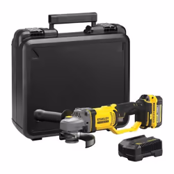 STANLEY FATMAX V20 Meuleuse 125 mm - Lithium 18V - 1 Batterie 4Ah - SFMCG400M1K-QW