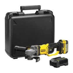 Meuleuse 125 mm - Lithium 18V - 1 Batterie 4Ah Stanley fatmax V20 - SFMCG400M1K-QW