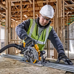DeWALT DCS572NT scie circulaire portative 18,4 cm Jaune 5500 tr/min - Vue supplémentaire 4