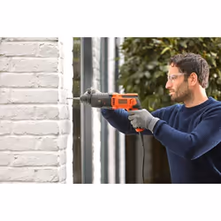 Black & Decker BEHS01-QS perceuse 1600 tr/min SDS Plus 2,6 kg Noir, Orange - Vue supplémentaire 8
