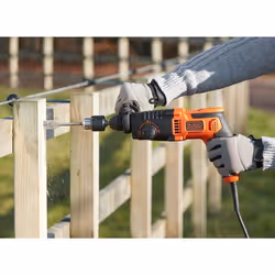 Black & Decker BEHS01-QS perceuse 1600 tr/min SDS Plus 2,6 kg Noir, Orange - Vue supplémentaire 9