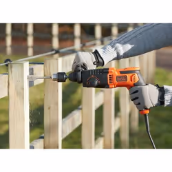 Black & Decker BEHS01K-QS perceuse 1600 tr/min SDS Plus Noir, Orange - Vue supplémentaire 12