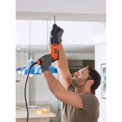 Black & Decker BEHS01K-QS perceuse 1600 tr/min SDS Plus Noir, Orange - Vue supplémentaire 13