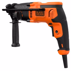 Black & Decker BEHS01K-QS perceuse 1600 tr/min SDS Plus Noir, Orange - Vue supplémentaire 4