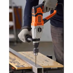 Black & Decker BEHS02K-QS perceuse 1200 tr/min SDS Plus Gris, Orange - Vue supplémentaire 11