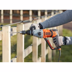 Black & Decker BEHS02K-QS perceuse 1200 tr/min SDS Plus Gris, Orange - Vue supplémentaire 12
