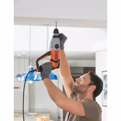 Black & Decker BEHS02K-QS perceuse 1200 tr/min SDS Plus Gris, Orange - Vue supplémentaire 13