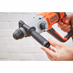 Black & Decker BEHS02K-QS perceuse 1200 tr/min SDS Plus Gris, Orange - Vue supplémentaire 18