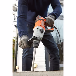 Black & Decker BEHS02K-QS perceuse 1200 tr/min SDS Plus Gris, Orange - Vue supplémentaire 6