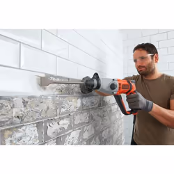 Black & Decker BEHS02K-QS perceuse 1200 tr/min SDS Plus Gris, Orange - Vue supplémentaire 9