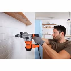 Black & Decker BEHS03K Perforateur SDS Plus Filaire 1250W Noir Orange - Vue supplémentaire 4