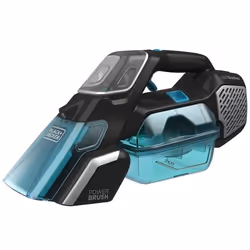 Black & Decker spillbuster, Sec&humide, Sans sac, Noir, Bleu, 0,25 L, Batterie, 15 min