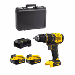 Perceuse à percussion sans fil Stanley SFMCD721M2K-QW; 18 V; 2x4,0 Ah accu.