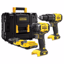 Ensemble d'outils Stanley SFMCK461D2T-QW (SFMCD715 + SFMCF810); 18 V; 2x2,0 Ah accu.