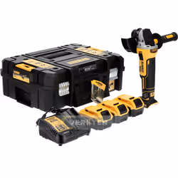 Meuleuse d'angle DeWalt DCG405P3-QW; 18 V; 3x5,0 Ah accu. - Vue supplémentaire 6