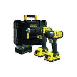Ensemble d'outils Stanley SFMCK465D2T-QW (SFMCD711 + SFMCF800); 18 V; 2x2,0 Ah accu.