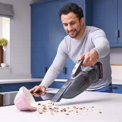 Black & Decker Dustbuster aspirateur de table Noir, Gris, Orange Sans sac
