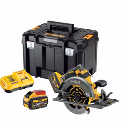 Scie circulaire sans fil DeWalt DCS579X2-QW; 54 V; 2x9,0 Ah accu.