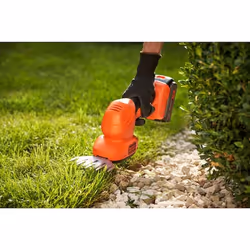 Haie et cisaillement d'herbe Black & Decker BCSS18D1-QW; 18 V; 1x2,0 Ah accu. + Chargeur