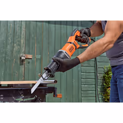 Black & Decker BES301-QS Scies alternatives 2800 spm 750 W Noir, Orange - Vue supplémentaire 9