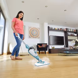 Black & Decker BHSM166DSM nettoyeur vapeur Steam mop 0,5 L 1600 W Couleur aqua, Blanc - Vue supplémentaire 10